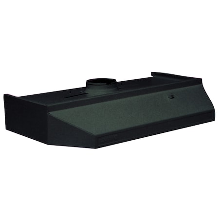 Ventline Ventline PR62-S42BC-2 PR Series Smooth 120V AC Range Hood - 12" x 42", Black PR62-S42BC-2